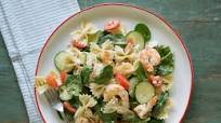 Mediterranean Shrimp and Pasta Salad Mediterranean Shrimp and Pasta Salad