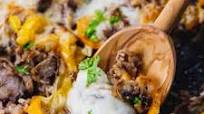 Low Carb Philly Cheesesteak Skillet Low Carb Philly Cheesesteak Skillet