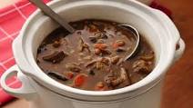 Slow-Cooker Beefy Wild Mushroom and Barley Soup Slow-Cooker Beefy Wild Mushroom and Barley Soup
