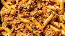 Easy Creamy Ground Beef Pasta Easy Creamy Ground Beef Pasta