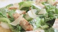 grilled chicken Caesar salad pizza grilled chicken Caesar salad pizza