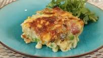 Bacon and Pea Baked Potato Waffles Bacon and Pea Baked Potato Waffles