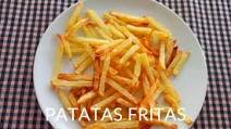 Patatas fritas perfectas con freidora sin aceite Patatas fritas perfectas con freidora sin aceite