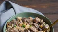 Slow Cooker Beef Stroganoff (Paleo, Dairy-Free, Whole 30) Slow Cooker Beef Stroganoff (Paleo, Dairy-Free, Whole 30)