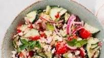 Greek Orzo Salad with Feta Greek Orzo Salad with Feta
