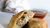 Ham and Sausage Calzones Ham and Sausage Calzones
