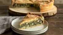 Traditional Greek spinach pie - Spanakopita Traditional Greek spinach pie - Spanakopita