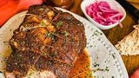 Rotisserie Smoked Pork Shoulder Rotisserie Smoked Pork Shoulder