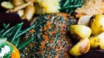 Pan-Seared Coho Salmon Recipe with Lemon and herbs Pan-Seared Coho Salmon Recipe with Lemon and herbs