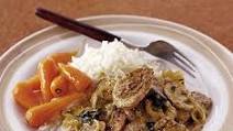 Creamy mustard pork Creamy mustard pork