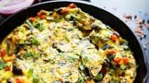 Baked Spinach and Mushroom Frittata Baked Spinach and Mushroom Frittata
