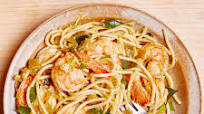 Green Chile Shrimp Scampi With Spaghetti Green Chile Shrimp Scampi With Spaghetti