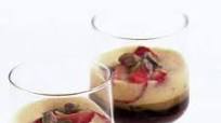 Spicy Zabaglione with Strawberries and Chocolate Spicy Zabaglione with Strawberries and Chocolate