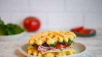 Keto Ham & Cheese Chaffle Sandwich Keto Ham & Cheese Chaffle Sandwich