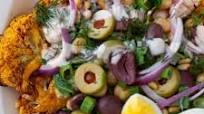 Mediterranean Roasted Cauliflower Salad Mediterranean Roasted Cauliflower Salad
