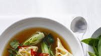 Soup with Beef Wontons Soup with Beef Wontons
