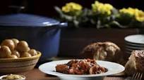 Smoky Pork Stew With Cabbage and Sauerkraut Smoky Pork Stew With Cabbage and Sauerkraut