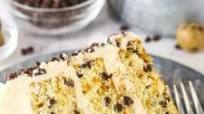 Chocolate Chip Cookie Dough Layer Cake Chocolate Chip Cookie Dough Layer Cake