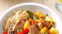 Pork & Mango Stir-Fry Pork & Mango Stir-Fry