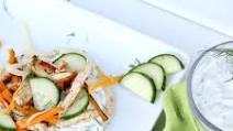 Healthy Greek Pizza with Homemade Tzatziki Sauce Healthy Greek Pizza with Homemade Tzatziki Sauce