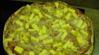 Canadian Bacon, Pineapple, and Banana Pepper Pizza Canadian Bacon, Pineapple, and Banana Pepper Pizza