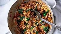 Youvetsi (Greek lamb stew with orzo) Youvetsi (Greek lamb stew with orzo)