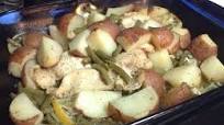 Garlic & Lemon Chicken With Green Beans & Red Potatoes Garlic & Lemon Chicken With Green Beans & Red Potatoes
