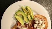 Pulled Chicken Tostados Pulled Chicken Tostados