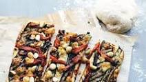 Mediterranean Vegetable and Macadamia Pizza Mediterranean Vegetable and Macadamia Pizza
