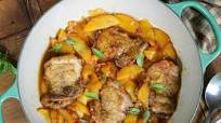 Sticky Peach Chicken Sticky Peach Chicken