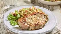 Garlic and Herb Pork Steaks with Tabbouleh Garlic and Herb Pork Steaks with Tabbouleh