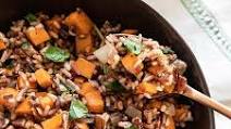 WILD RICE PILAF w. SWEET POTATOES WILD RICE PILAF w. SWEET POTATOES