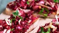 Beet Bruschetta with Sweet Zest & Peppery Infusions Beet Bruschetta with Sweet Zest & Peppery Infusions