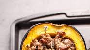 Sausage & Parmesan Stuffed Acorn Squash Sausage & Parmesan Stuffed Acorn Squash