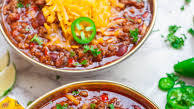 Smoky Chipotle Beef Chili Recipe (video) Smoky Chipotle Beef Chili Recipe (video)