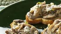 Creamy Mushroom Bruschetta Creamy Mushroom Bruschetta