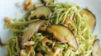 Edamame Spaghetti Recipe with Mushrooms and Walnuts Edamame Spaghetti Recipe with Mushrooms and Walnuts