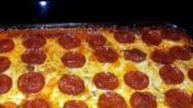 Baked spaghetti with cream cheese Baked spaghetti with cream cheese