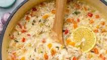 Creamy Turkey Lemon Rice Soup Creamy Turkey Lemon Rice Soup