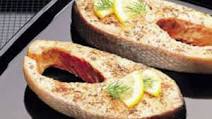 Herbed Salmon Steaks Herbed Salmon Steaks