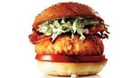 Salmon Bacon Burger Salmon Bacon Burger