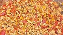 Ground Pork with Diced Tomatoes Ground Pork with Diced Tomatoes