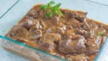 Beef and Mushroom Braised Stew Beef and Mushroom Braised Stew