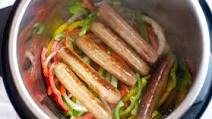 Instant Pot Brats and Peppers Recipe Instant Pot Brats and Peppers Recipe