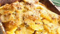 Kohlrabi and potato gratin with lemon thyme Kohlrabi and potato gratin with lemon thyme