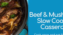 Beef and Mushroom Slow Cooked Casserole Beef and Mushroom Slow Cooked Casserole