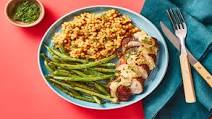 Creamy Dill Pork Tenderloin with Couscous & Green Beans Creamy Dill Pork Tenderloin with Couscous & Green Beans