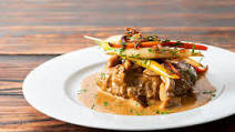 Bison Steak Haché with Carrots Bison Steak Haché with Carrots