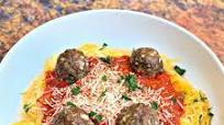 Spaghetti Squash and Meatballs Spaghetti Squash and Meatballs