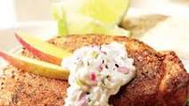 Pork Chops With Creamy Lime Salsa Pork Chops With Creamy Lime Salsa